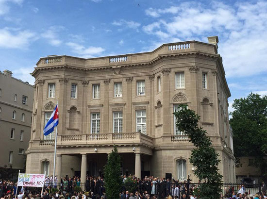 Histórica apertura de la Embajada de Cuba en Washington - Internacional