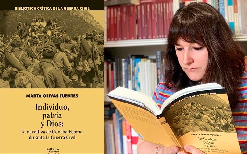 Marta Olivas, autora del libro “Individuo, patria y Dios: la narrativa de Concha Espina durante la Guerra Civil”