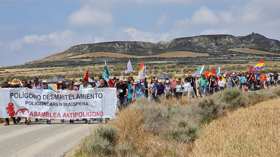 Marcha contra el Polígono de Tiro de Bardenas (04.06.2023)