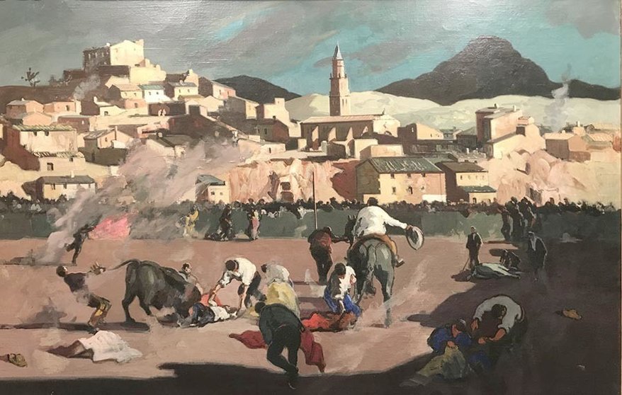 Capea en Barbastro (Rafael Durancamps i Folguera, 1930)