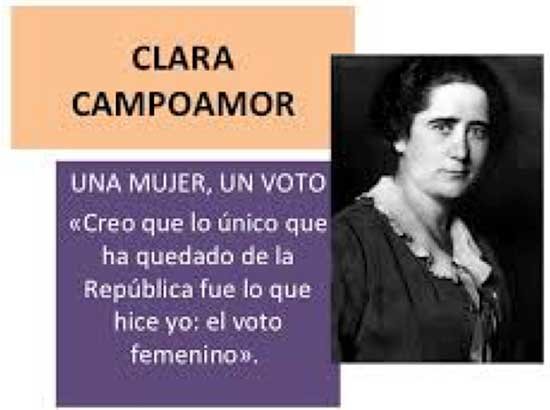 Clara Campoamor, gracias